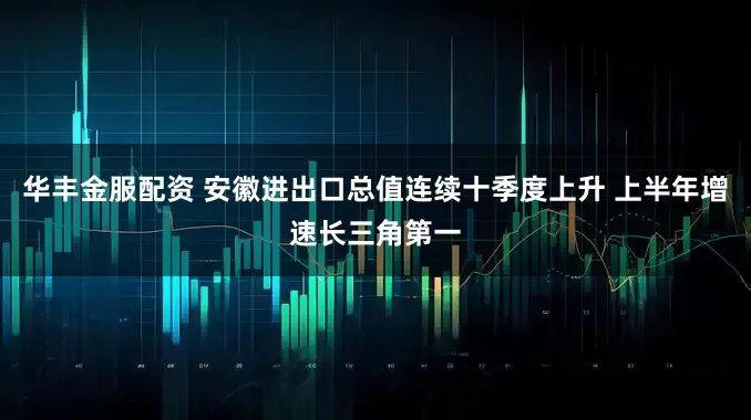 华丰金服配资 安徽进出口总值连续十季度上升 上半年增速长三角第一